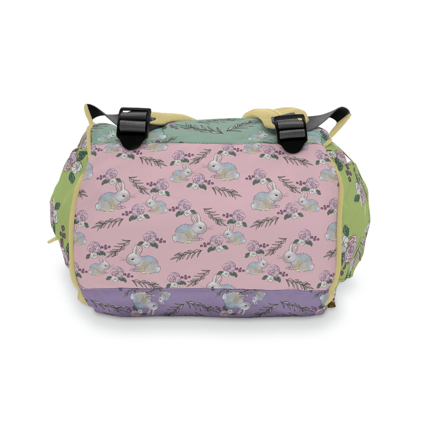 Multifunctional Diaper Backpack- multi bunny