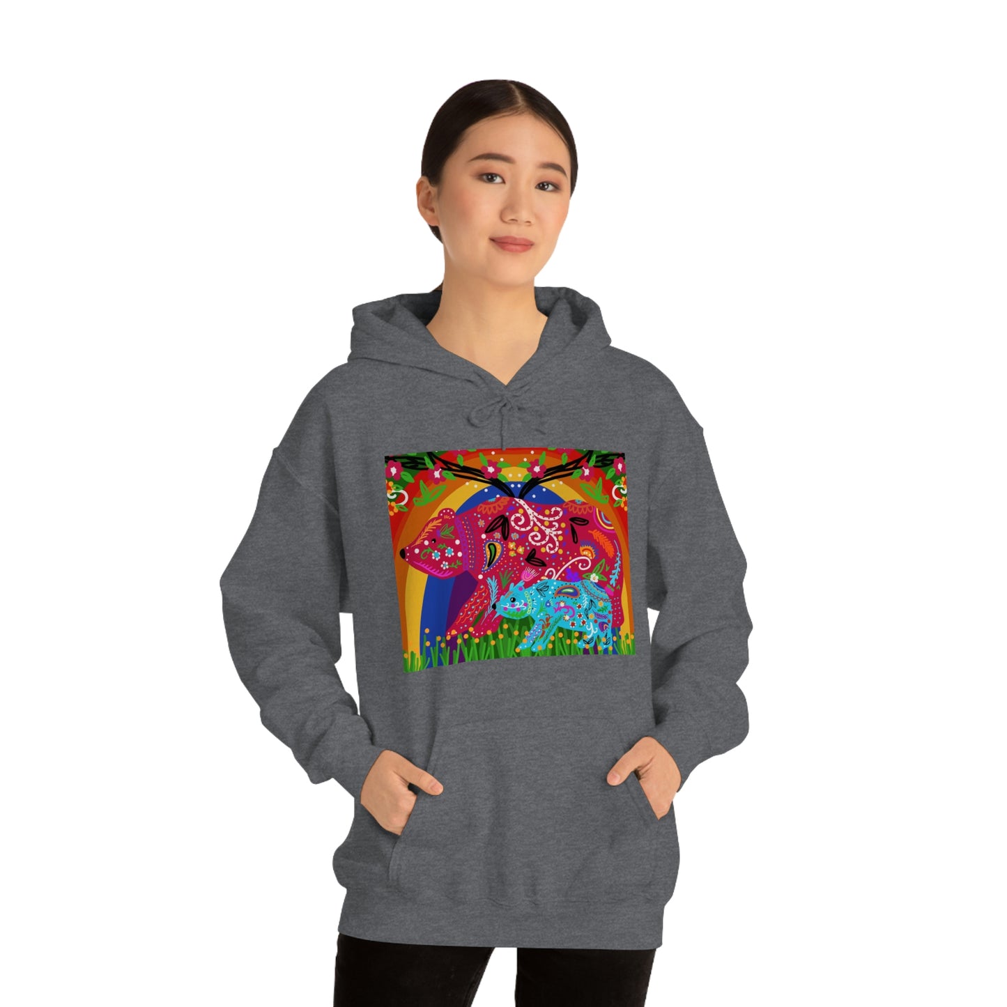 Mama Bear Unisex Heavy Blend™ Hooded Sweatshirt