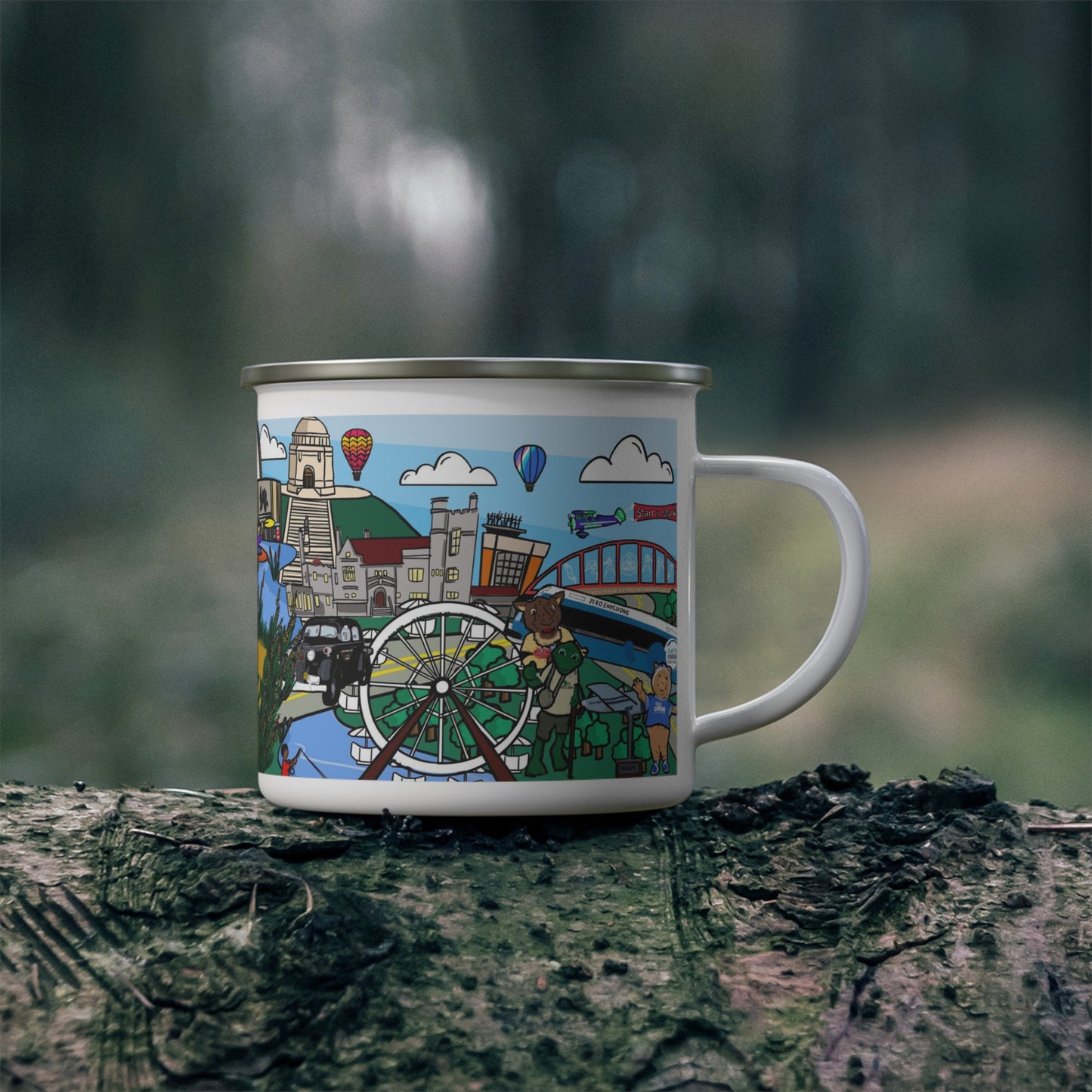 Stark County Enamel Camping Mug