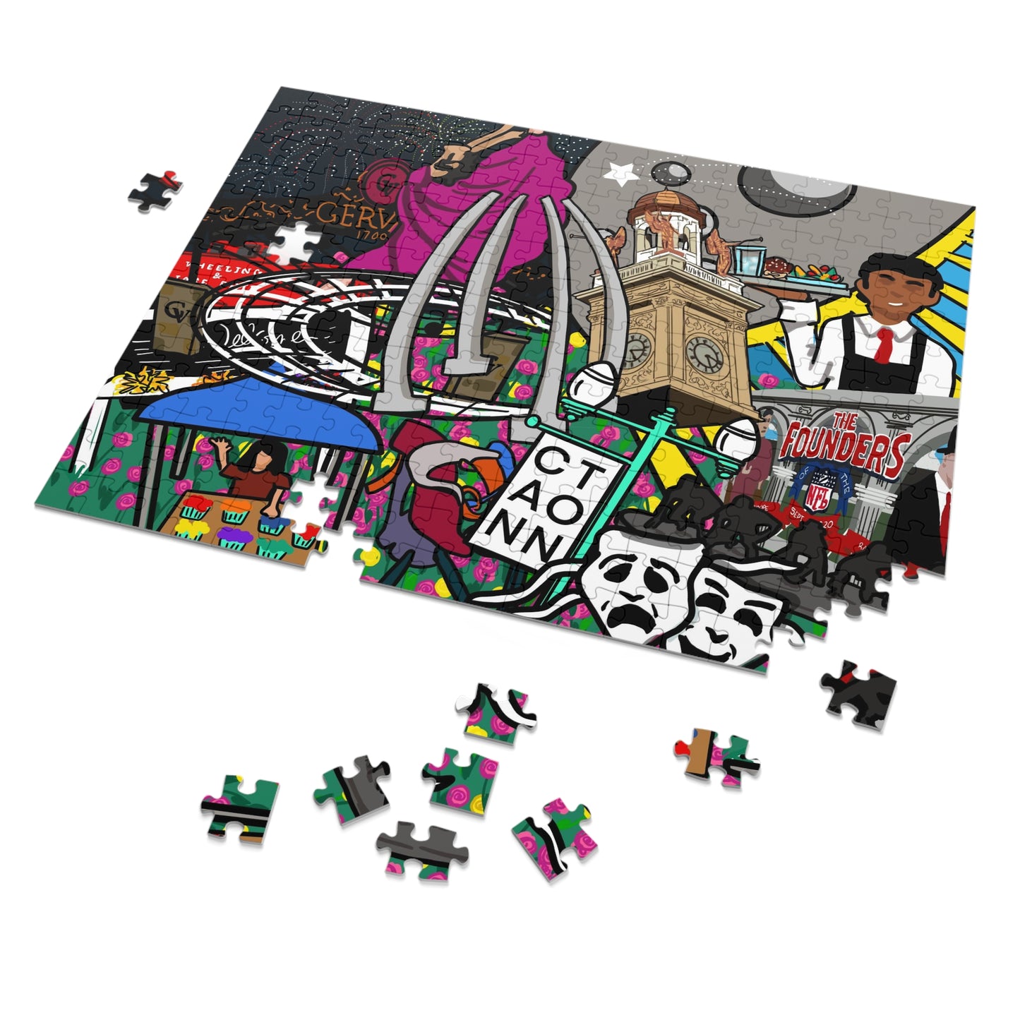 Stark County v2-Jigsaw Puzzle (30, 110, 252, 500,1000-Piece)