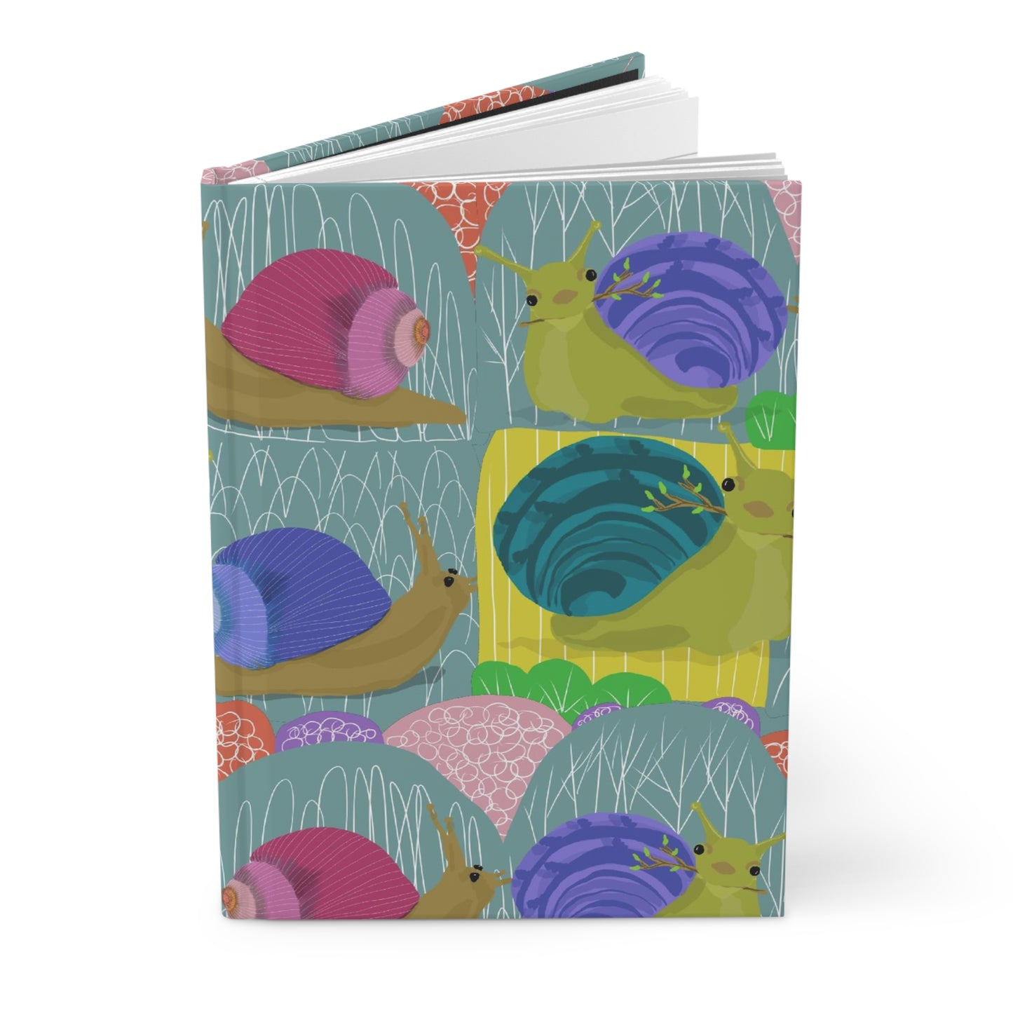 Snail notes - Hardcover Journal Matte