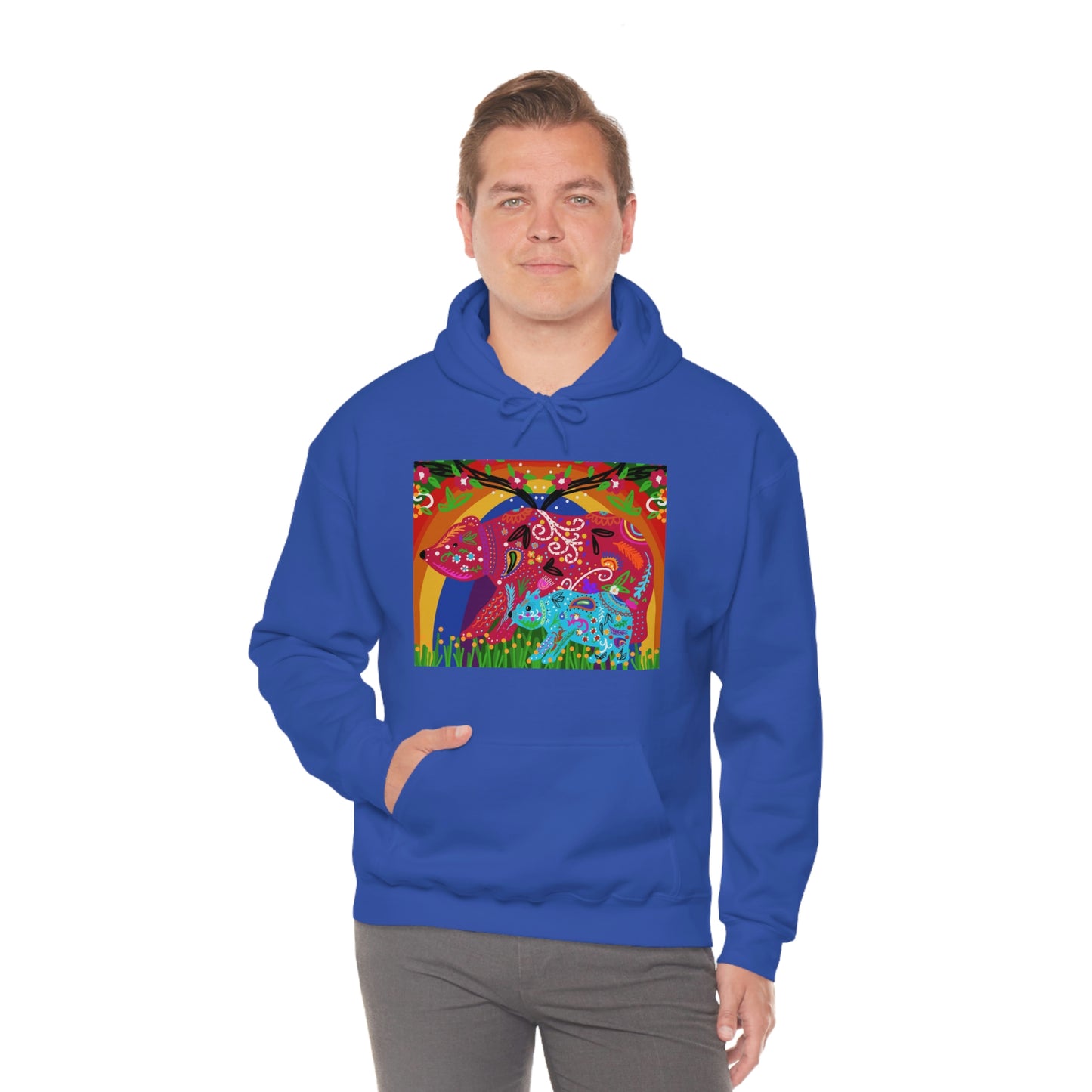 Mama Bear Unisex Heavy Blend™ Hooded Sweatshirt