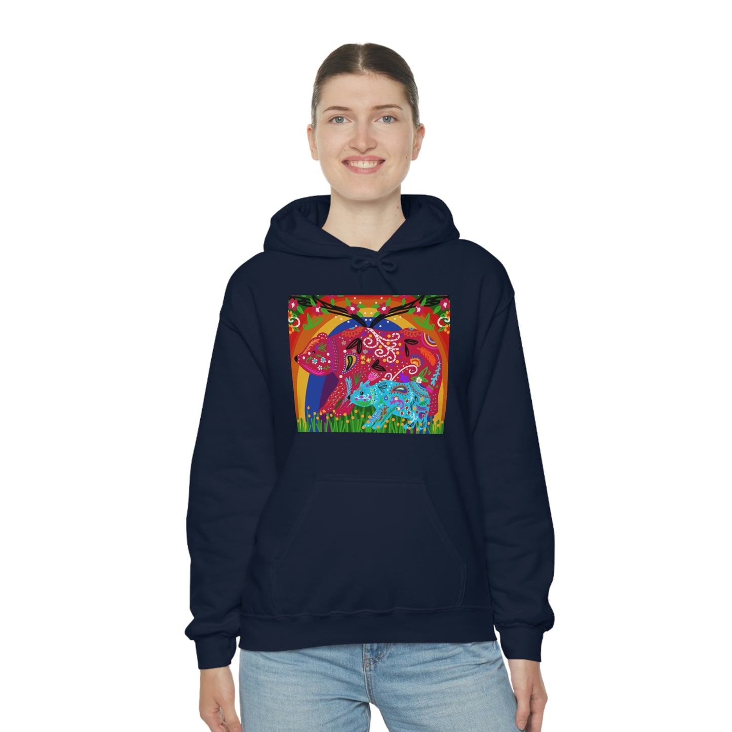 Mama Bear Unisex Heavy Blend™ Hooded Sweatshirt