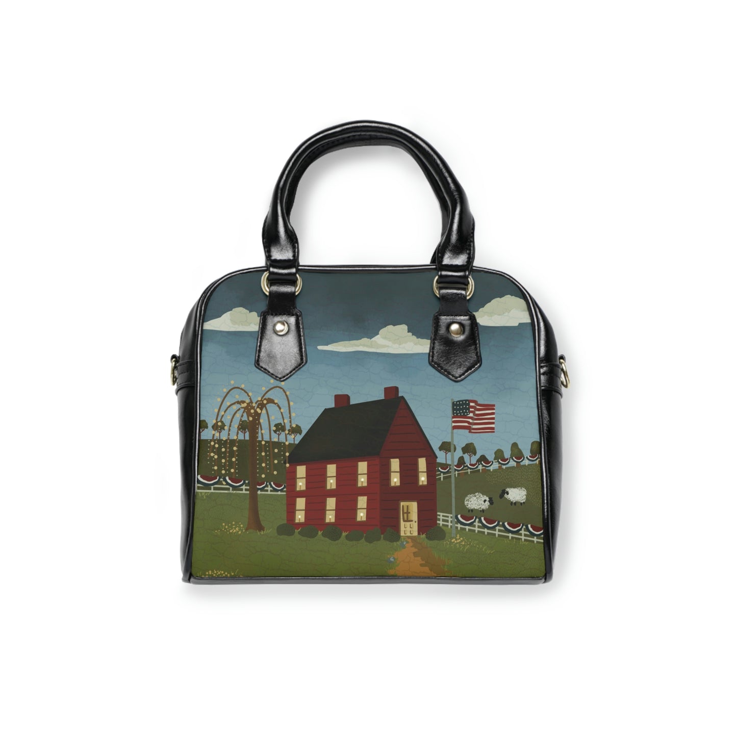 Americana Home Shoulder Handbag