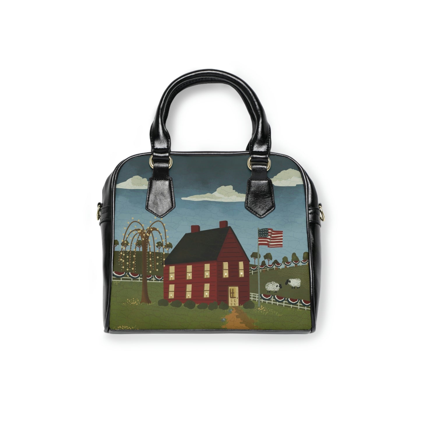 Americana Home Shoulder Handbag