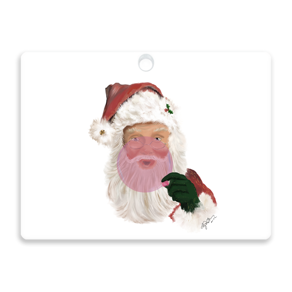 Santa bubble Acrylic Ornaments