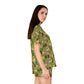 Summer treat - green Women's Short Pajama Set (AOP)