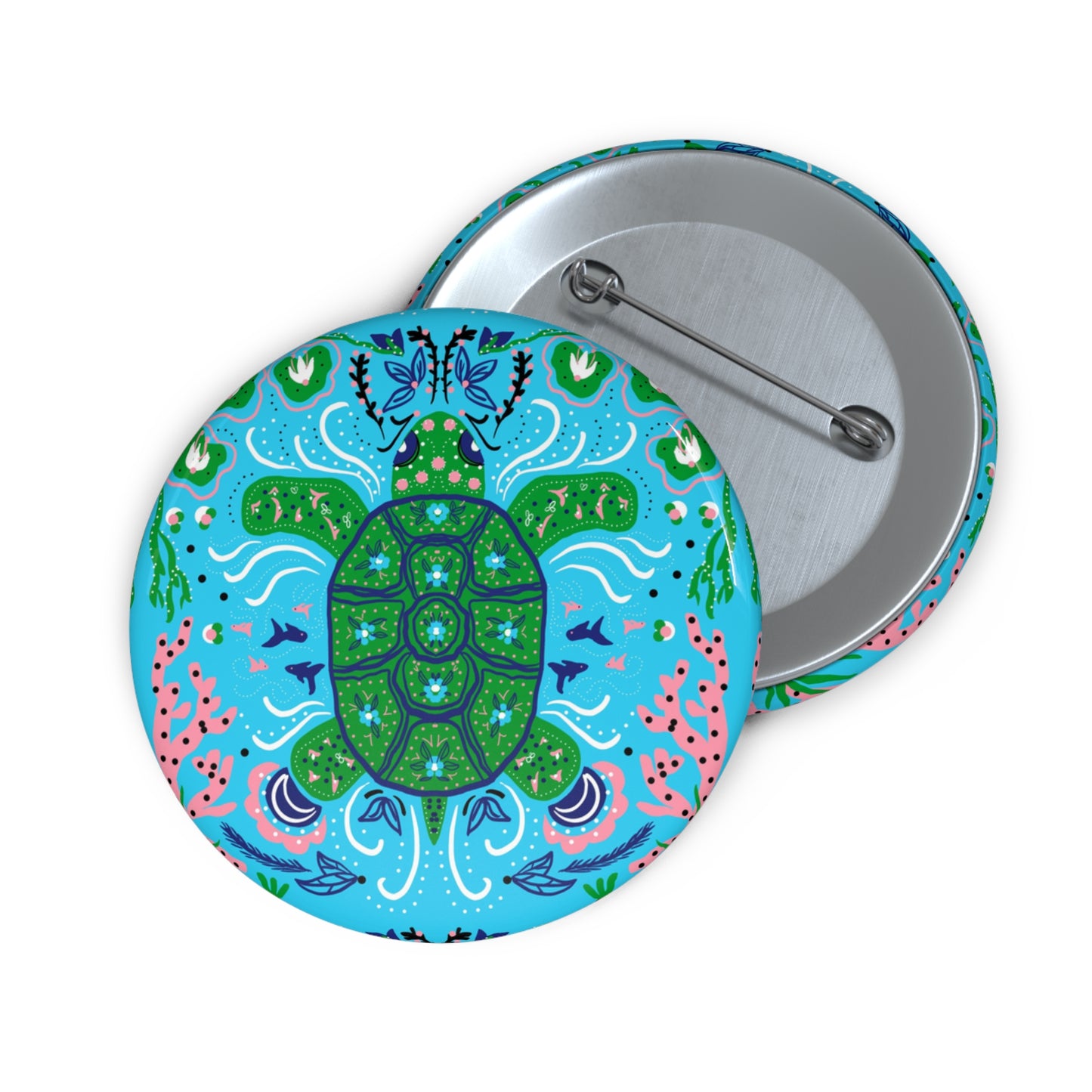 Turtle Custom Pin Buttons