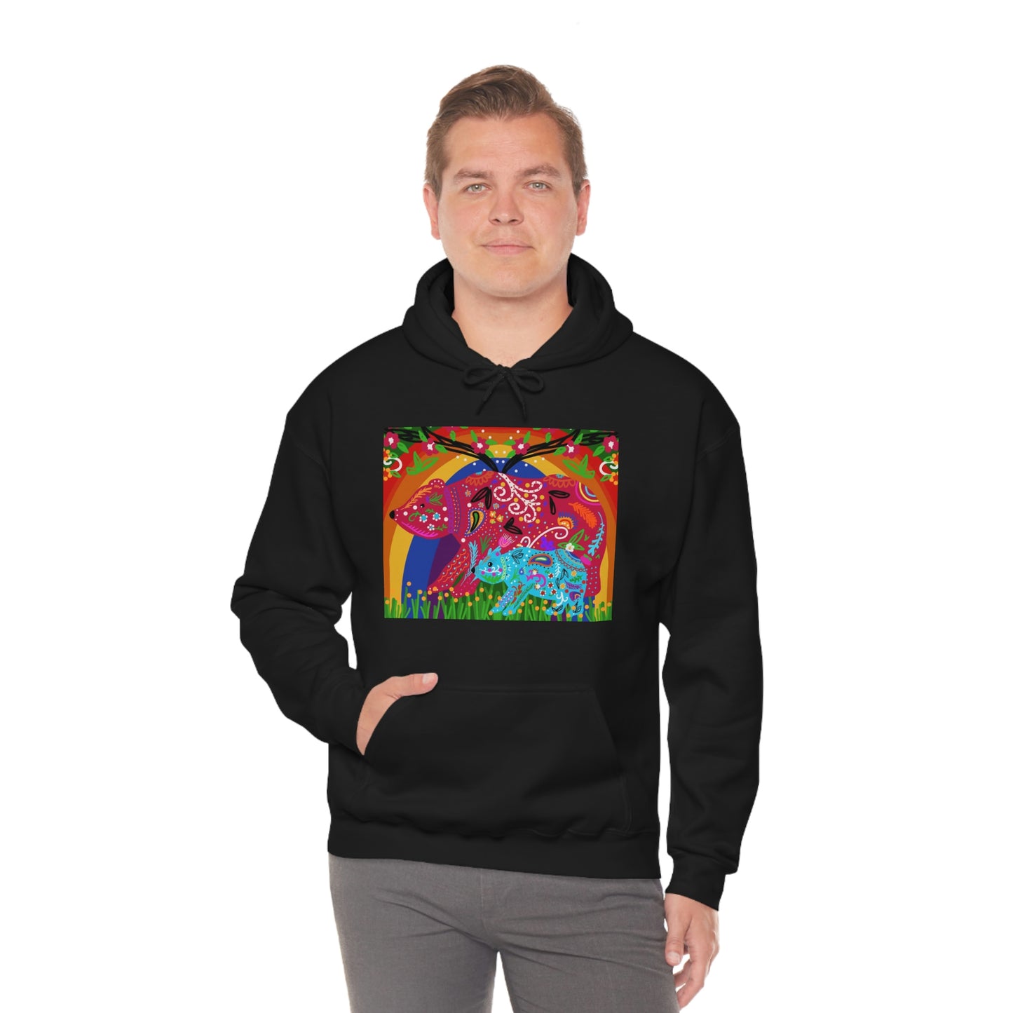 Mama Bear Unisex Heavy Blend™ Hooded Sweatshirt