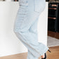 Brooke High Rise Control Top Vintage Wash Straight Jeans