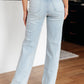 Brooke High Rise Control Top Vintage Wash Straight Jeans