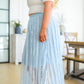 Cascading Ruffles A-Line Skirt