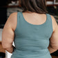 Casual But Cool Tank in Tidewater Teal