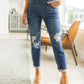 Colt High Rise Button Fly Distressed Boyfriend Jeans