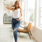 Colt High Rise Button Fly Distressed Boyfriend Jeans