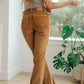Cordelia Bootcut Corduroy Pants in Camel
