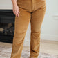 Cordelia Bootcut Corduroy Pants in Camel