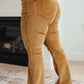 Cordelia Bootcut Corduroy Pants in Camel