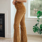 Cordelia Bootcut Corduroy Pants in Camel