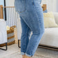 Corey Hi Rise Bleach Splash Boyfriend Jeans