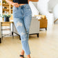 Florence High Waist Destroyed Boyfriend Jeans