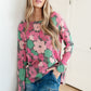 Group Chat Floral Top