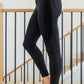 Hilary Side Fringe Skinny Jegging In Black