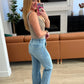 Mindy Mid Rise Wide Leg Jeans
