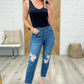 Colt High Rise Button Fly Distressed Boyfriend Jeans