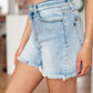 Jenny High Rise Cutoff Dad Shorts