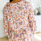 Let's Go Boho Floral Babydoll Top