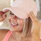 Lyla Sherpa Ball Cap in Pink