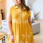 Marigold Embroidered Dress