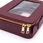 PU Leather Travel Cosmetic Case in Wine