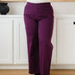 Petunia High Rise Wide Leg Jeans in Plum