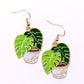 Plant Lover Potted Plant Earrings