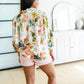 Spring Haiku Floral Blouse