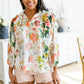 Spring Haiku Floral Blouse