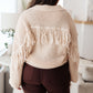 Sweet Surrender Fringe Sweater