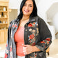 Lovely Visions Flower Embroidered Jacket