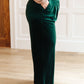 Velvet Elvis Wide Leg Velvet Pants