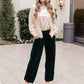 Velvet Elvis Wide Leg Velvet Pants