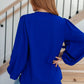 What Do You Say Balloon Sleeve Blouse
