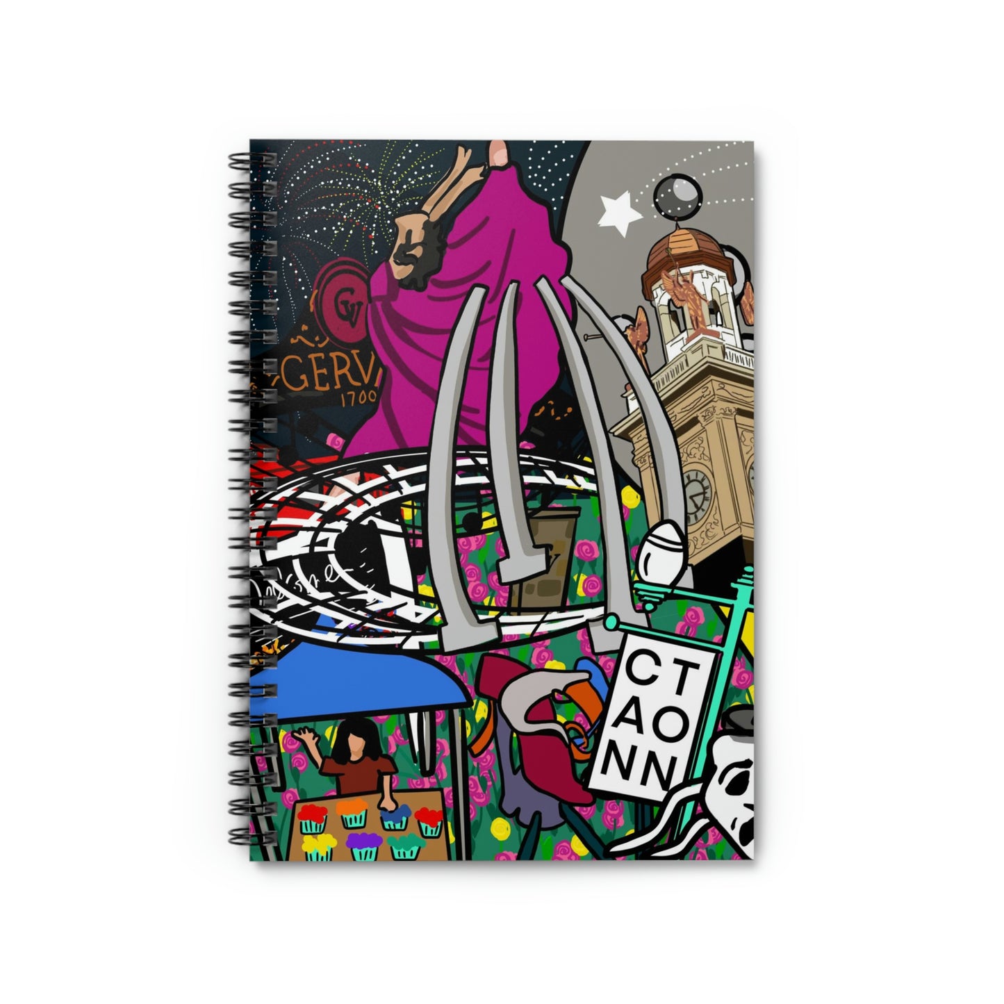 Stark County Spiral Notebook - Ruled Line