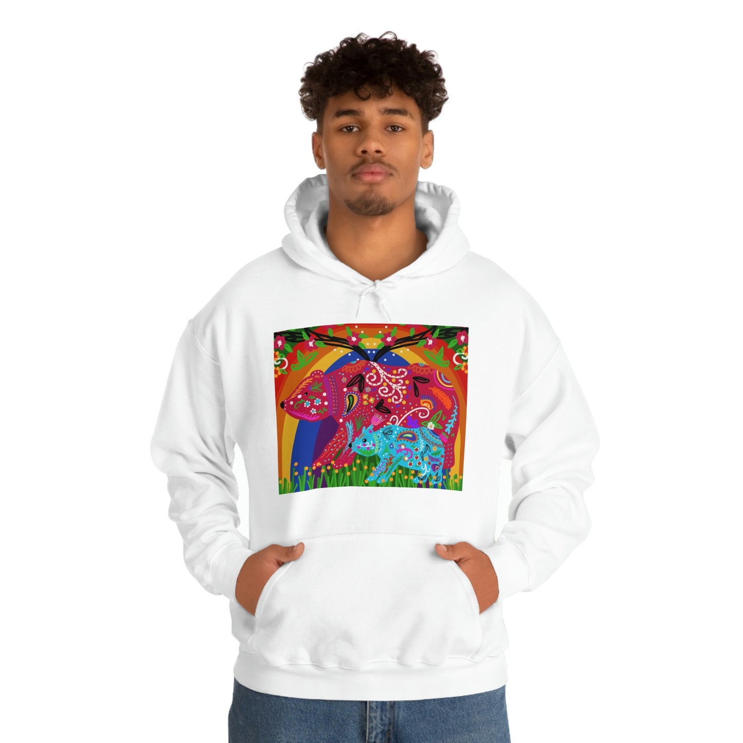 Mama Bear Unisex Heavy Blend™ Hooded Sweatshirt