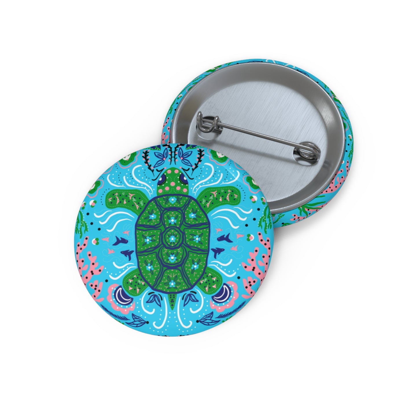 Turtle Custom Pin Buttons