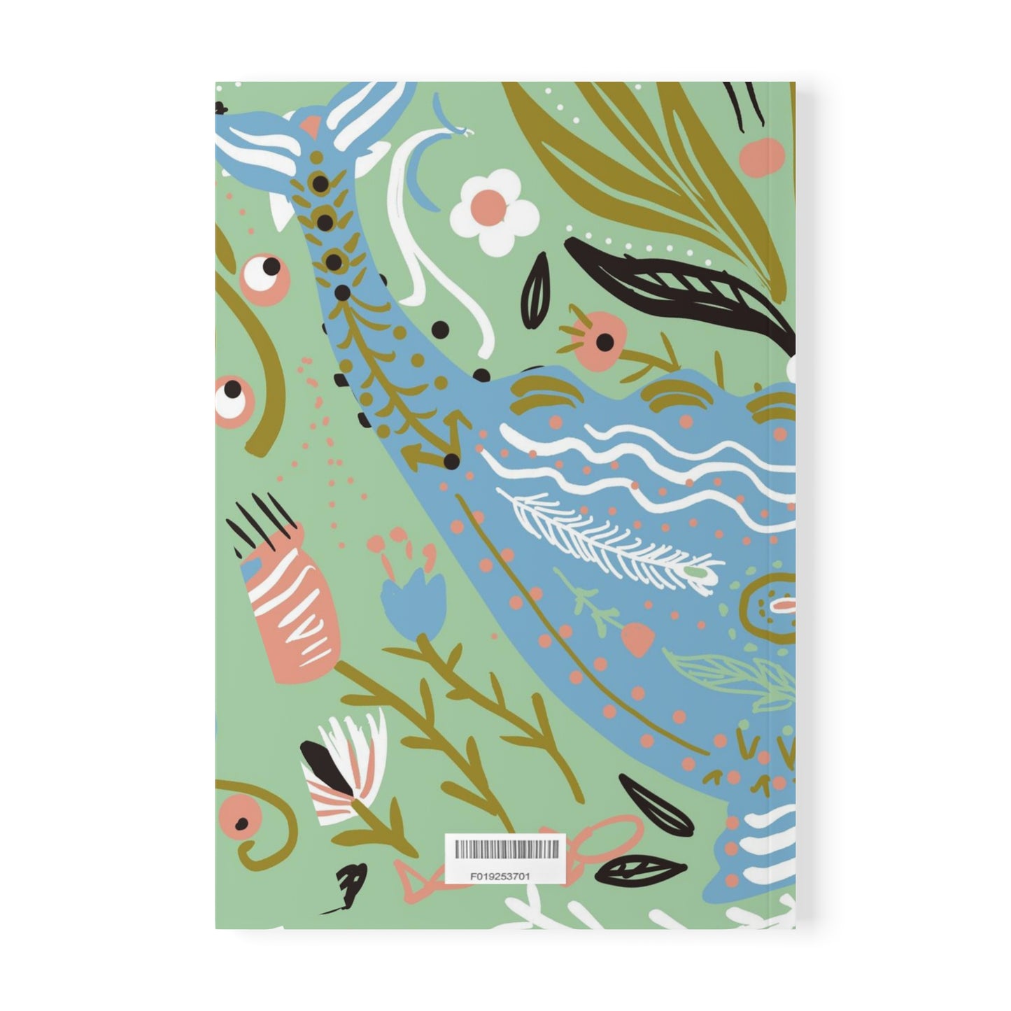 Whale Softcover Notebook, A5