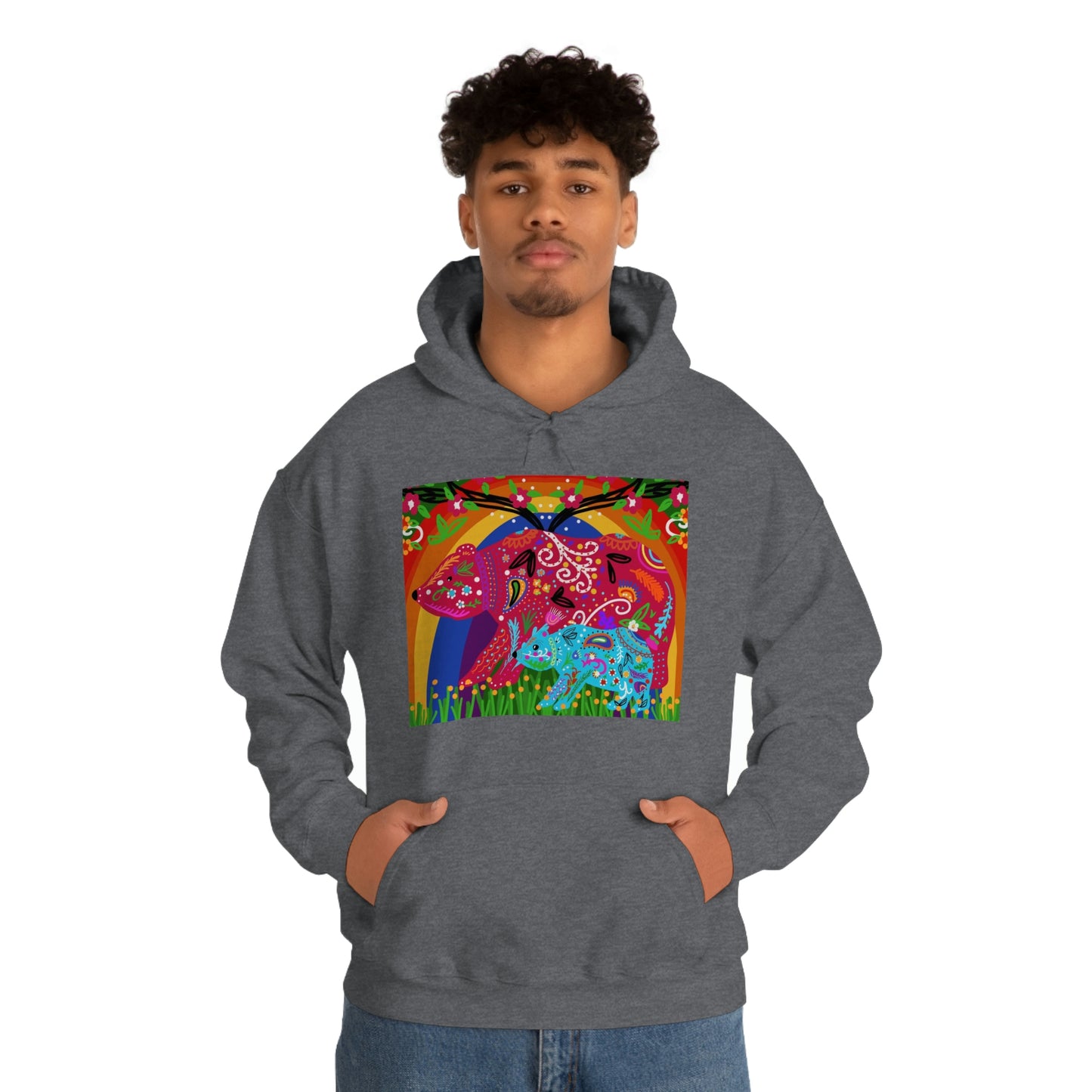 Mama Bear Unisex Heavy Blend™ Hooded Sweatshirt