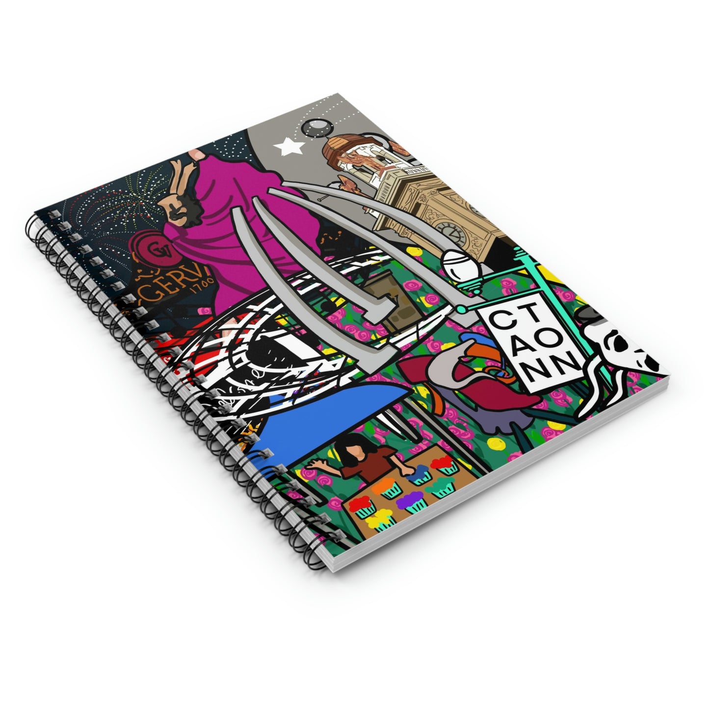 Stark County Spiral Notebook - Ruled Line