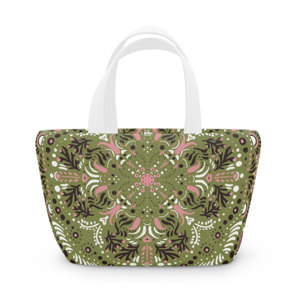 Green kaleidoscope Soft Picnic Bag